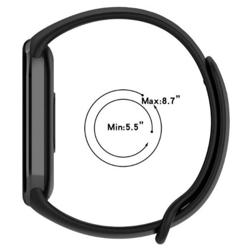 Ремінець для фітнес-браслета BeCover, для Xiaomi Mi Smart Band 8, Orange (709407)