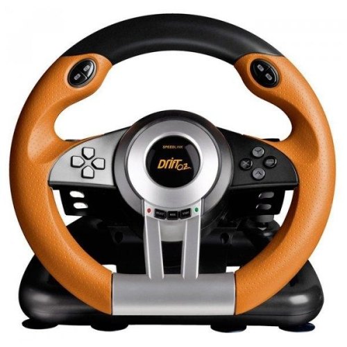 Руль Speed-Link Drift O. Z. Racing Wheel, Black/Orange (SL-6695-BKOR-01)