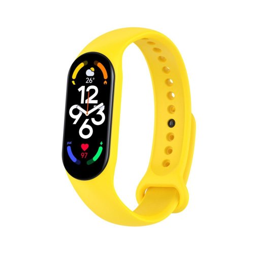 Ремінець для фітнес-браслета BeCover, для Xiaomi Mi Smart Band 7, Yellow (707487)