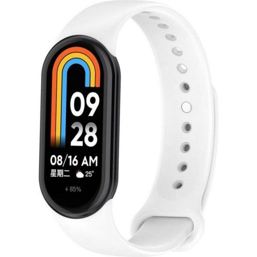 Ремінець для фітнес-браслета BeCover, для Xiaomi Mi Smart Band 8, White (709398)