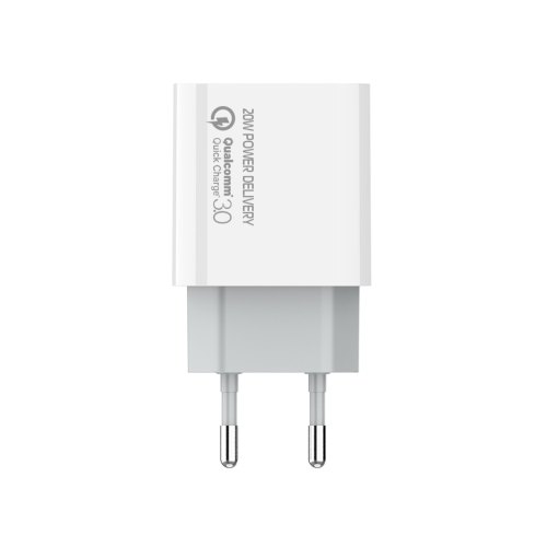 Мережевий зарядний пристрій ColorWay, 1xUSB Type-C, PD, 3A, White (CW-CHS026PD-WT)