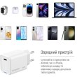 Мережевий зарядний пристрій ColorWay GaN Mini, USB Type-C, 65W PD, PPS, White (CW-CHS049PD-WT)