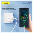 Мережевий зарядний пристрій Foneng EU52-CH, USB Type-A/USB Type-C, PD 30W, White
