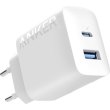 Мережевий зарядний пристрій Anker PowerPort 312, USB Type-C, 20W, White (A2348G21)