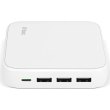 Мережевий зарядний пристрій Ttec SmartCharger Quattro GaN, USB Type-C/3xUSB Type-A, 65W, White (2SCG02B)
