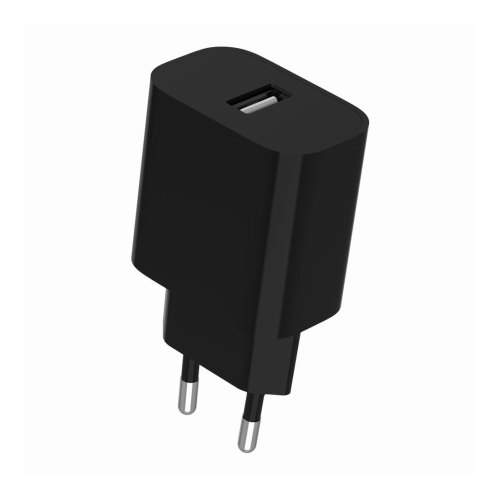 Мережевий зарядний пристрій Gembird, USB Type-A, 2.4A, Black (TA-UC-1A12-01-BK)