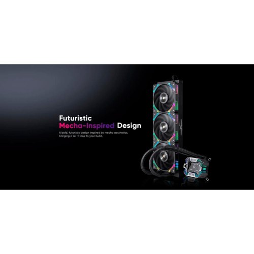 Система водяного охолодження для процесорів 1stPlayer X-360, Black