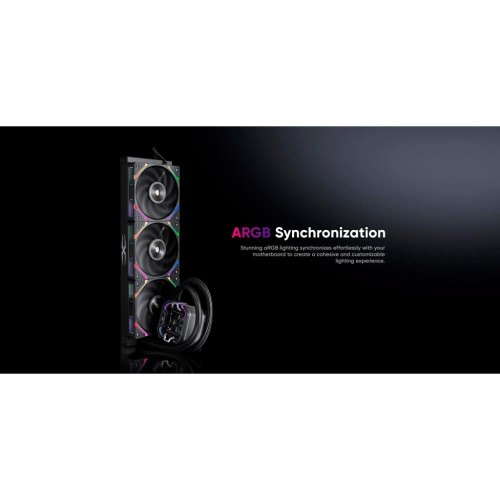 Система водяного охолодження для процесорів 1stPlayer X-360, Black