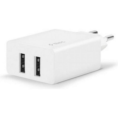 Мережевий зарядний пристрій Ttec SmartCharger Duo, 2хUSB Type-A, 2.4А, 12W, White (2SCS21B)