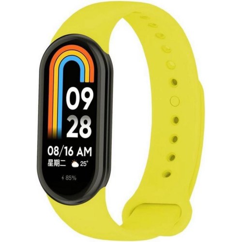 Ремінець для фітнес-браслета BeCover, для Xiaomi Mi Smart Band 8, Yellow (709399)