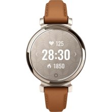 Смартгодинник Garmin Lily 2 with Tan Leather Band, Cream Gold (010-02839-60)