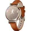 Смартгодинник Garmin Lily 2 with Tan Leather Band, Cream Gold (010-02839-60)