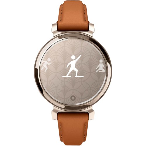 Смартгодинник Garmin Lily 2 with Tan Leather Band, Cream Gold (010-02839-60)