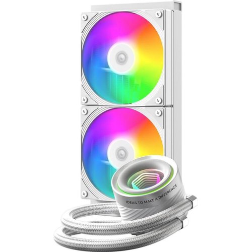 Система водяного охолодження для процесорів ID-Cooling FX240 INF, White
