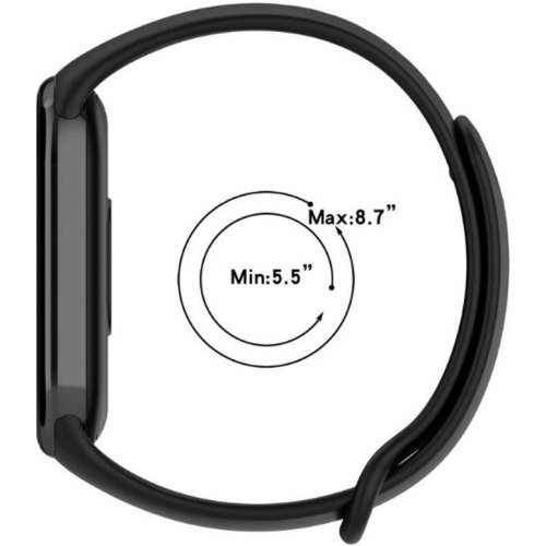 Ремінець для фітнес-браслета BeCover, для Xiaomi Mi Smart Band 8, Dark Red (709385)