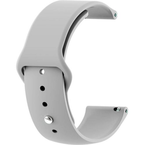 Ремінець для смартгодинника BeCover, для Xiaomi Amazfit Bip/Bip Lite/Bip S Lite/GTR 42mm/GTS/TicWatch S2/TicWatch E, Gray (706200)