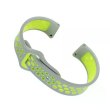 Ремінець для смартгодинника BeCover Nike Style, для Xiaomi Amazfit Bip/Bip Lite/Bip S Lite/GTR 42mm/GTS/TicWatch S2/TicWatch E, Grey/Green (705708)