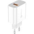 Мережевий зарядний пристрій Foneng EU46, USB Type-A, QC 3.0, 3A, кабель USB Type-A to USB Type-C, White (EU46-CH-TC)