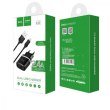 Мережевий зарядний пристрій Hoco C12 Smart, 2xUSB type-A, 2.4A, кабель USB Type-A to Lightning, Black (S23146)
