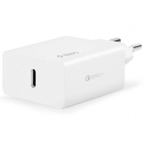 Мережевий зарядний пристрій Ttec SmartCharger, USB Type-C, PD 18W, White (2SCS22B)