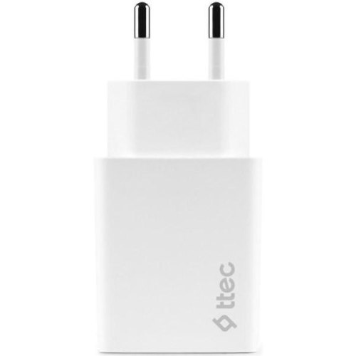 Мережевий зарядний пристрій Ttec SmartCharger, USB Type-C, PD 18W, White (2SCS22B)