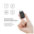 Мережевий зарядний пристрій ColorWay GaN Mini, USB Type-C, 25W PD, PPS, Black (CW-CHS052PD-BK)