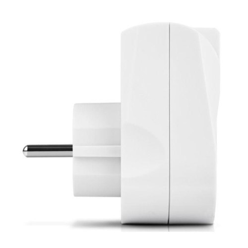 Мережевий зарядний пристрій REAL-EL CS-25, 1 розетка/2xUSB Type-A, 2.1A, White (EL123160006)