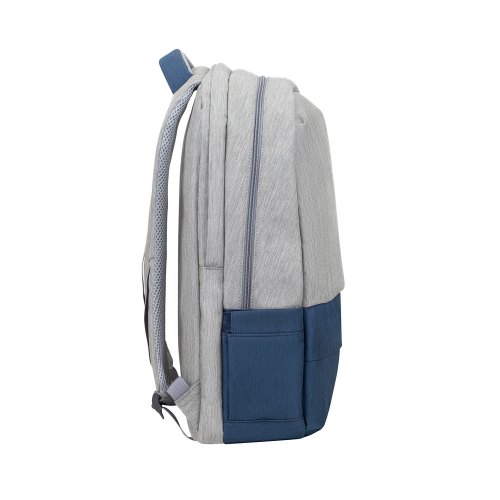 Рюкзак для ноутбука Rivacase Prater 7567, для 17.3, Grey/Dark Blue