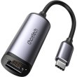 Мережевий адаптер Choetech HUB-R02, USB Type-C (M) to RJ45 2.5Gbps (F)