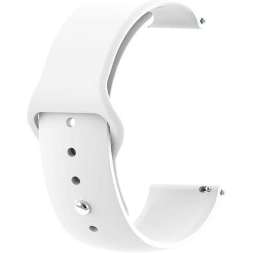Ремінець для смартгодинника BeCover, для Xiaomi Amazfit Bip/Bip Lite/Bip S Lite/GTR 42mm/GTS/TicWatch S2/TicWatch E, White (706197)
