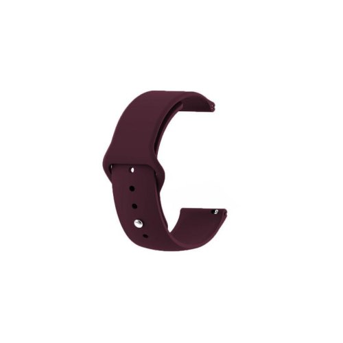 Ремінець для смартгодинника BeCover, для Xiaomi Amazfit Bip/Bip Lite/Bip S Lite/GTR 42mm/GTS/TicWatch S2/TicWatch E, Purple Wine (706198)