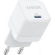 Мережевий зарядний пристрій Anker PowerPort III, USB Type-C, 20W, White (A2149G21)