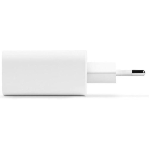 Мережевий зарядний пристрій Ttec SmartCharger Duo, USB Type-C/USB Type-A, 2.4А, 12W, White (2SCS25B)