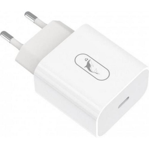 Мережевий зарядний пристрій SkyDolphin SC38T, USB Type-C, 2.4A, White (SDMZP-000181)