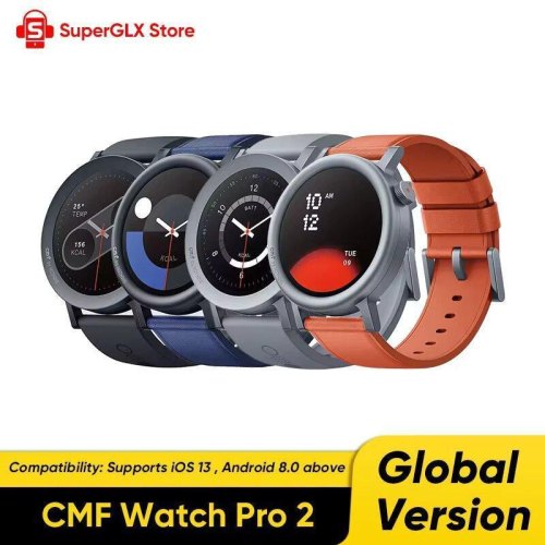 Смартгодинник CMF by Nothing Watch Pro 2 Metal with Liquid Silicone Strap EU Dark Grey (A10700010_EU)