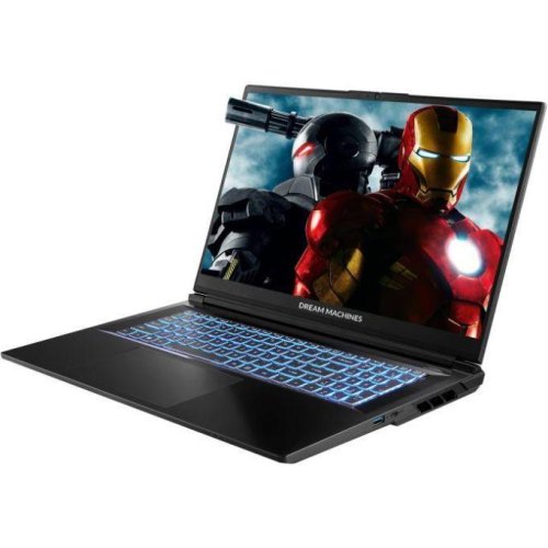 Ноутбук Dream Machines RG5060-17, 17.3/Intel Core i9-14900HX/32GB/SSD 2TB/GeForce RTX 5060, 8GB/DOS/чорний (RG5060-17UA22)