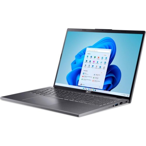 Ноутбук Acer Aspire 16 A16-71GM, 16/Intel Core Ultra 5-125H/16GB/SSD 512GB/GeForce RTX 3050, 6GB/Win11/сірий (NX.J7DEU.001)