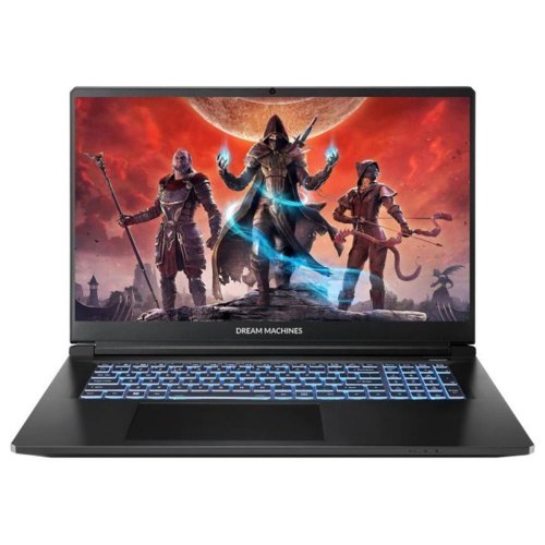 Ноутбук Dream Machines RT5050-17, 17.3/AMD Ryzen 7 260/32GB/SSD 1TB/GeForce RTX 5050, 8GB/DOS/чорний (RT5050-17UA21)