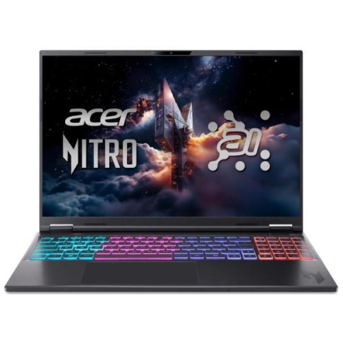 Ноутбук Acer Nitro 16S AN16S-61, 16/AMD Ryzen 7 350/32GB/SSD 1TB/GeForce RTX 5070, 8GB/Linux/чорний (NH.QXKEU.004)