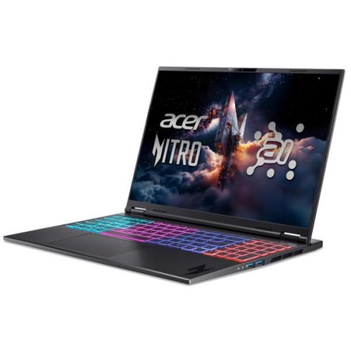 Ноутбук Acer Nitro 16S AN16S-61, 16/AMD Ryzen 7 350/32GB/SSD 1TB/GeForce RTX 5070, 8GB/Linux/чорний (NH.QXKEU.004)
