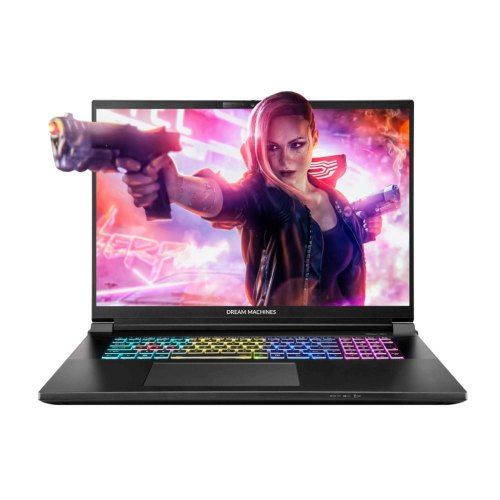 Ноутбук Dream Machines RX5070TI-18, 18/Intel Core Ultra 9 275HX/32GB/SSD 1TB/GeForce RTX 5070 Ti, 12GB/DOS/чорний (RX5070TI-18UA26)