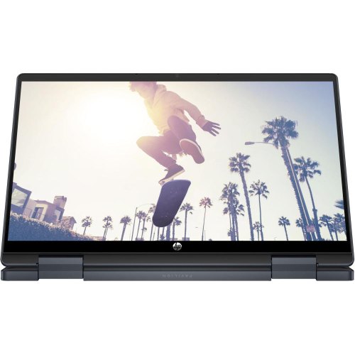 Ноутбук HP Pavilion x360 14-ek2006ua, 14 сенсорний/Intel Core 3-100U/8GB/SSD 512GB/UMA/DOS/синій (BV5S3EA)