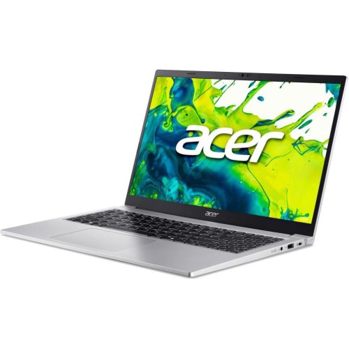 Ноутбук Acer Aspire Lite AL15-33P-30XX, 15.6/Intel Core 3 N355/16GB/SSD 512GB/Intel Graphics/DOS/сріблястий (NX.D62EU.001)