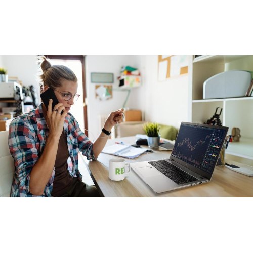 Ноутбук Acer TravelMate TMP215-55, 15.6/Intel Core 7-150U/64GB/SSD 1TB/UMA/Linux/сріблястий (NX.BHDEU.006)