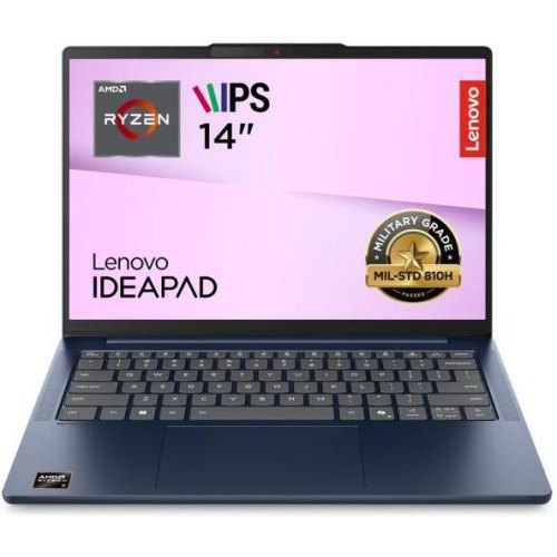 Ноутбук Lenovo IdeaPad Slim 5 14ARP10, 14/AMD Ryzen 5 7535HS/32GB/SSD 1TB/UMA/DOS/Cosmic blue (83HT0033RA)