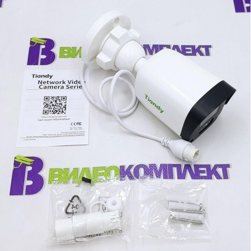 Камера відеоспостереження IP Tiandy TC-C321N, 2MP, 2.8mm, f/1.6, LED 15m, IR 30m, PoE, IP67