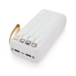 Зовнішній акумулятор Powerbank ACL PW-61, 30000mAh, SOLAR, USB Type-C/Lightning/Micro USB/USB Type-A, White, Box