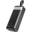 Зовнішній акумулятор Powerbank XO PR240, 30000mAh, Black