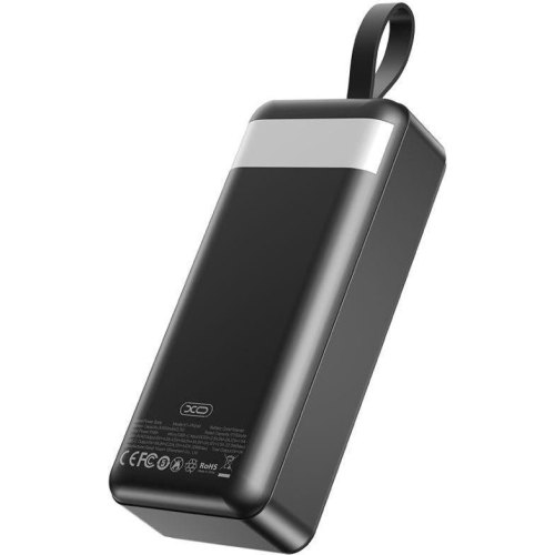 Зовнішній акумулятор Powerbank XO PR240, 30000mAh, Black