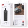 Зовнішній акумулятор Powerbank XO PR240, 30000mAh, Black